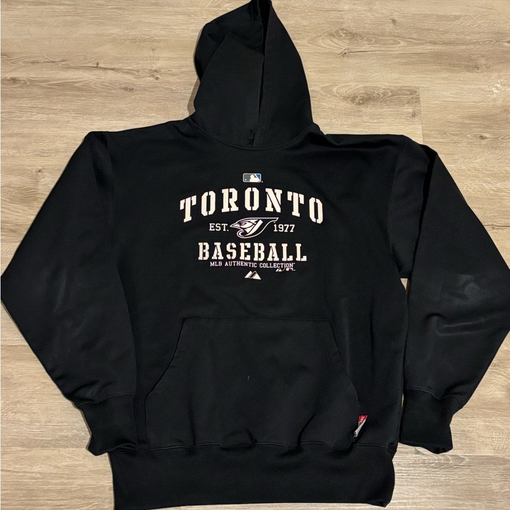 Vintage Toronto Blue Jays Majestic Sweater (Some Cracking See Pictures)